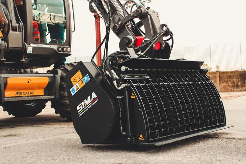 S.I.M.A.- Betonkeverő, raklapvilla, seprő adapter, szárzúzó