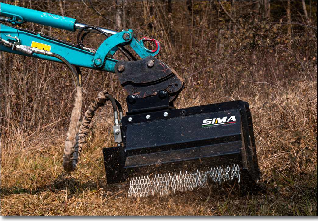 S.I.M.A.- Betonkeverő, raklapvilla, seprő adapter, szárzúzó - Kép 4