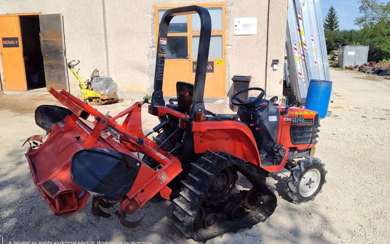 Kubota GB140 lánctalpas hibrid traktor - Kép 10