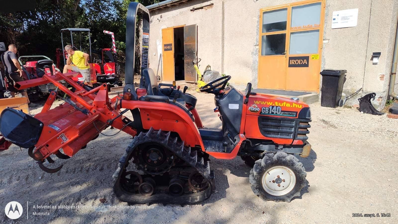 Kubota GB140 lánctalpas hibrid traktor - Kép 4