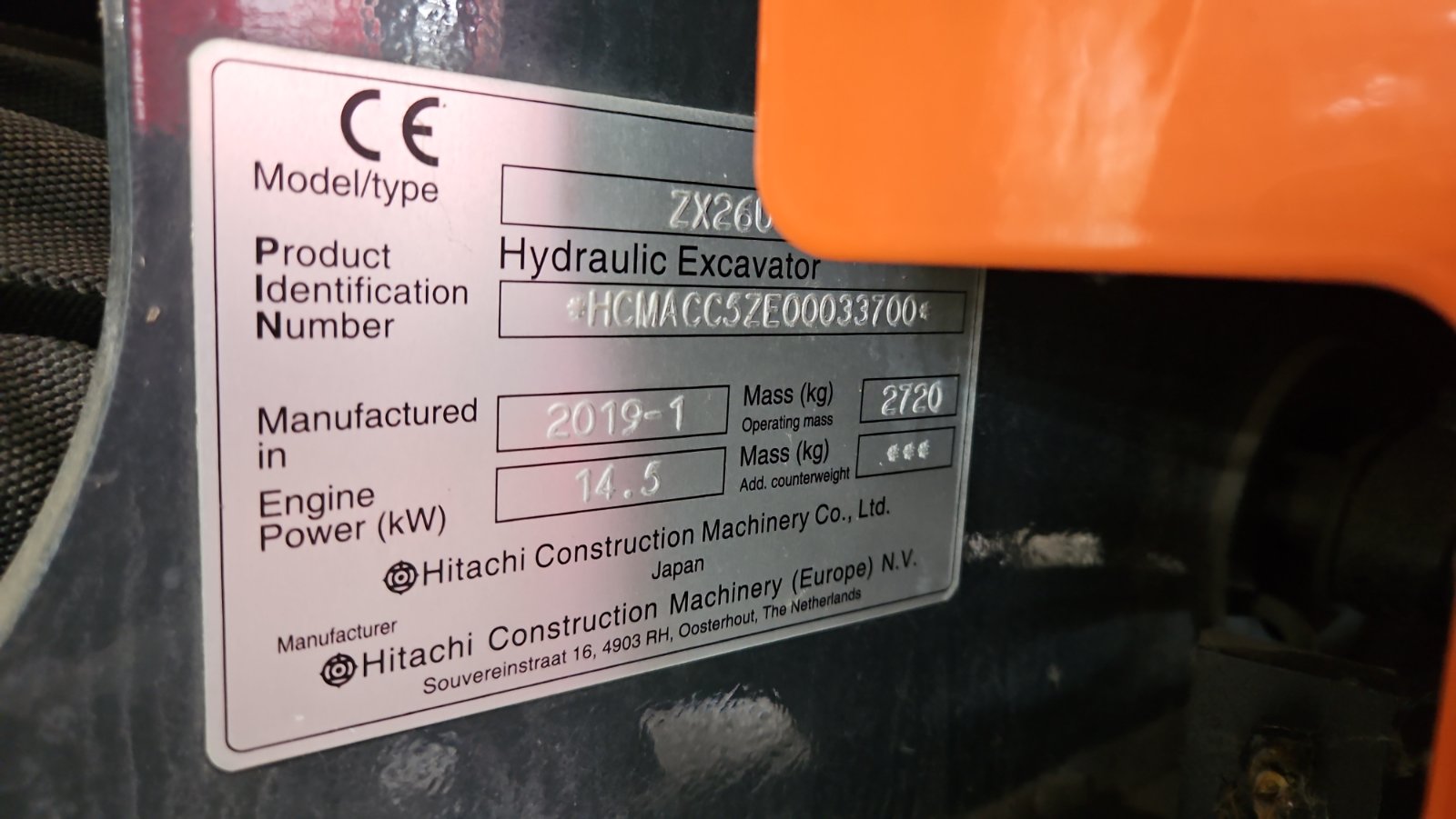 Hitachi ZX26U-6 forgókotró - Kép 10