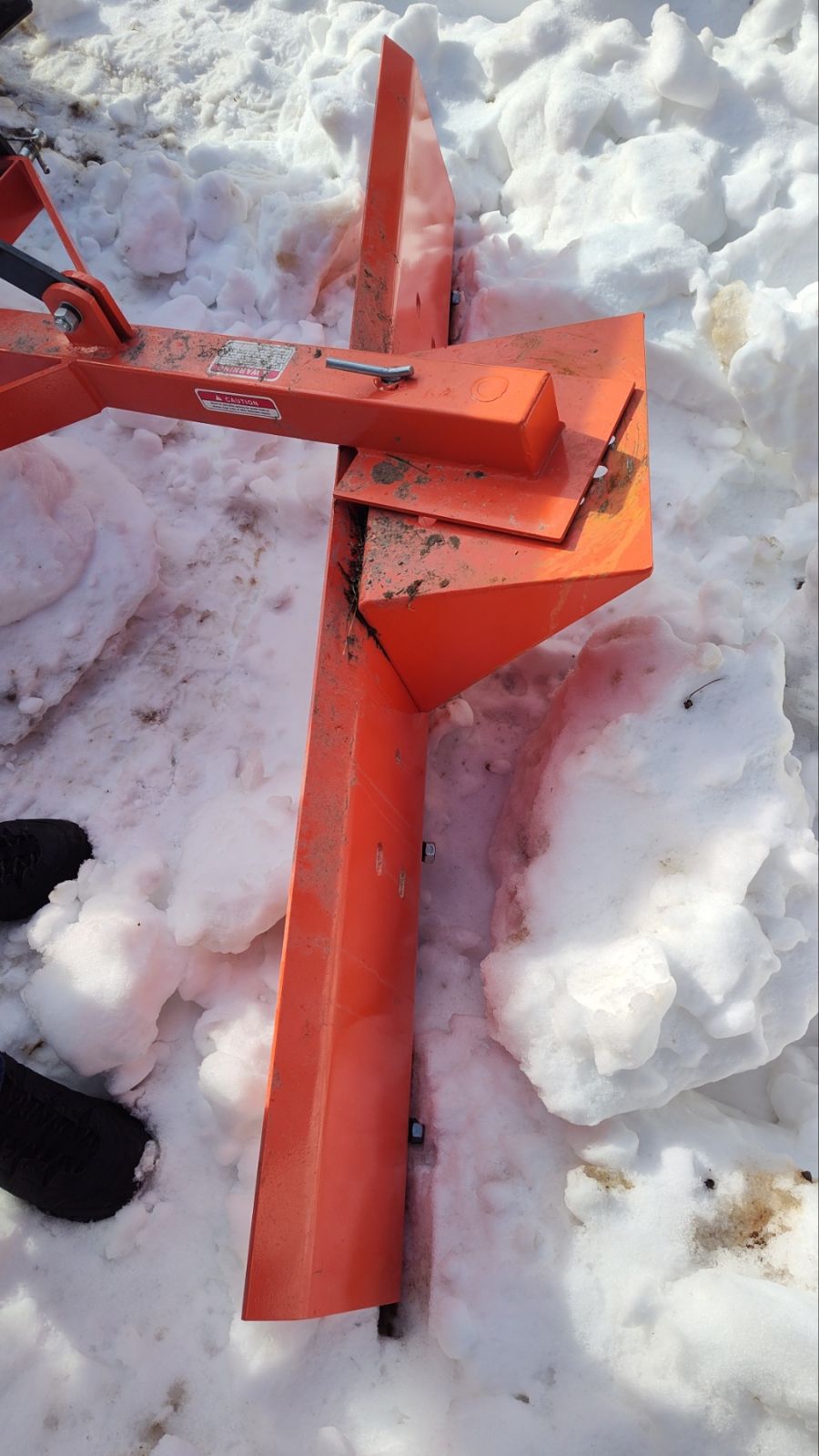 Új hótoló (húzó) lap kistraktorra - Kép 4