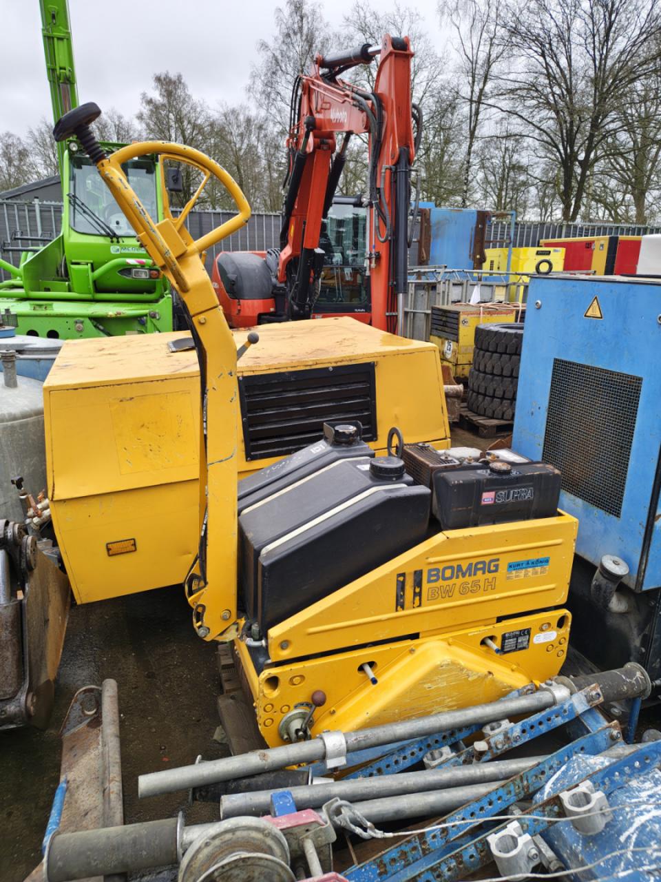 BOMAG BW65H padkahenger - kézivezetésű tandem vibrációs henger - Kép 3