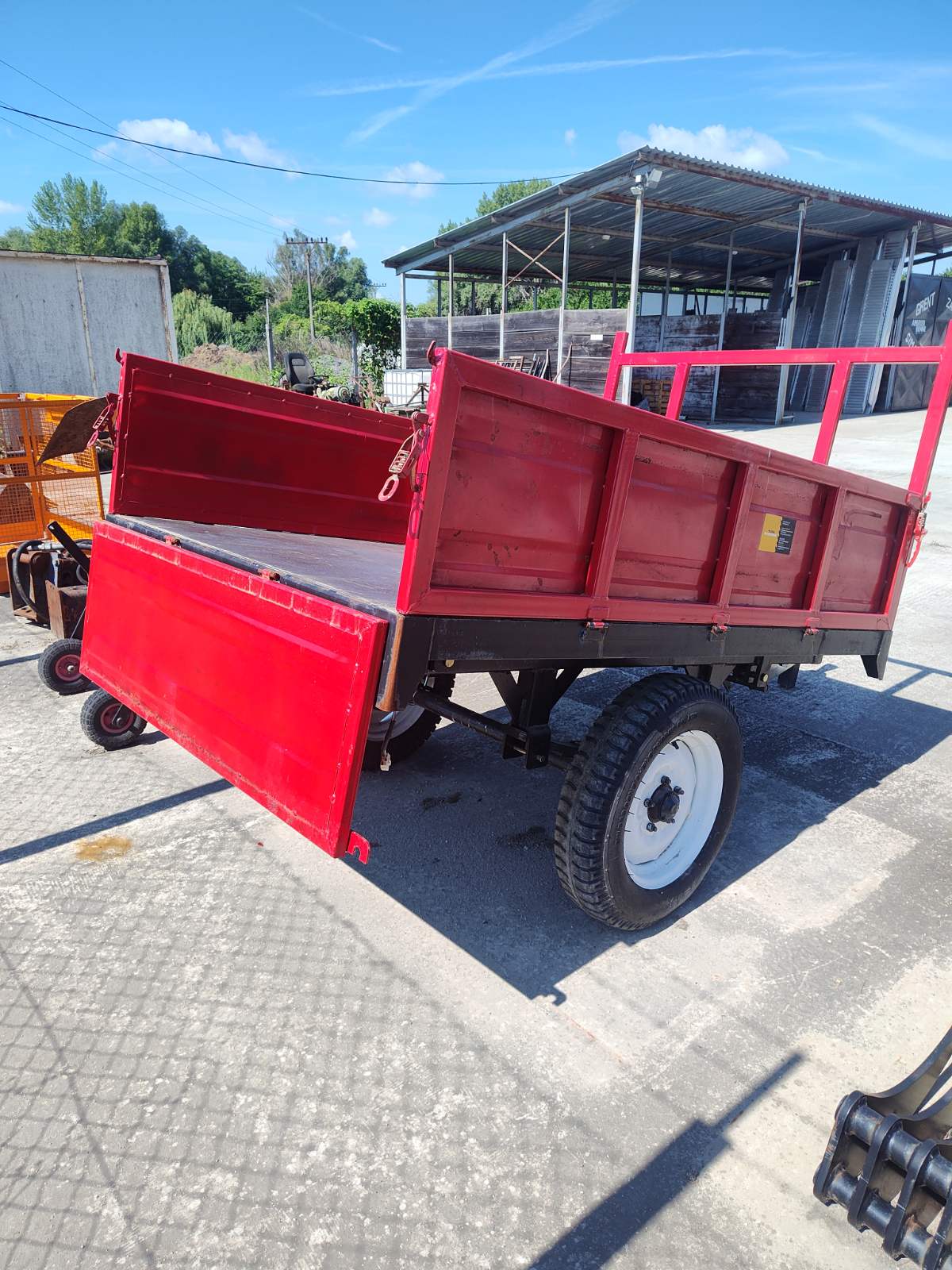 Pótkocsi kistraktorhoz - Kép 4